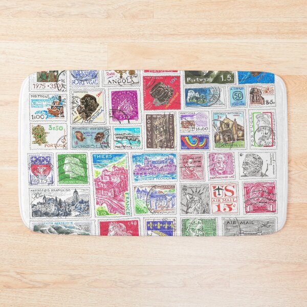Item preview, Stamp Collection - pen and watercolour drawing / painting - travelling collection designed and sold by mari95santos.