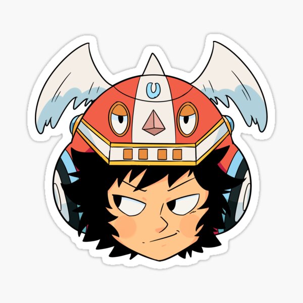 U 1 Gitaroo Man Sticker By Melonstellart Redbubble