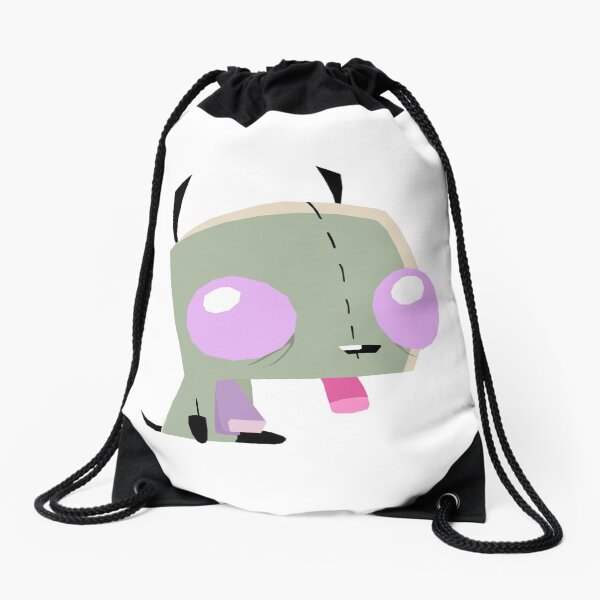 Gir in dog suit Drawstring Bag