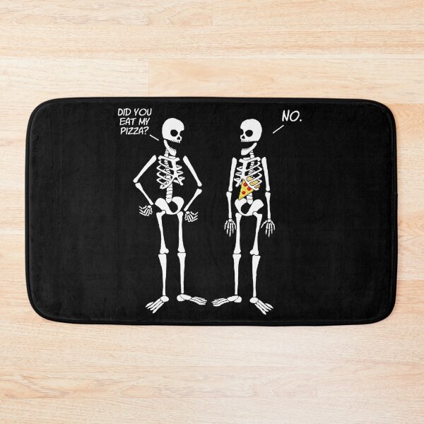 Item preview, Halloween Skeletons Did You Eat My Pizza? designed and sold by dwarmuth.