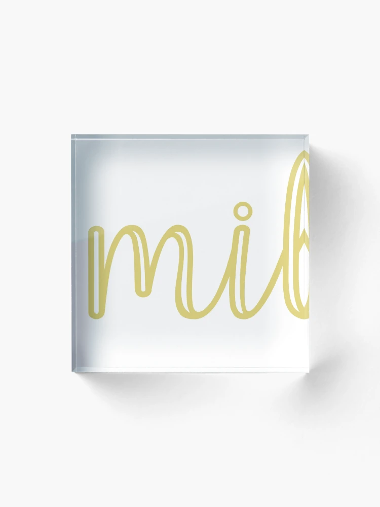 Thumbnail 1 of 5, Acrylic Block, Smile Sticker designed and sold by RipDesigns.