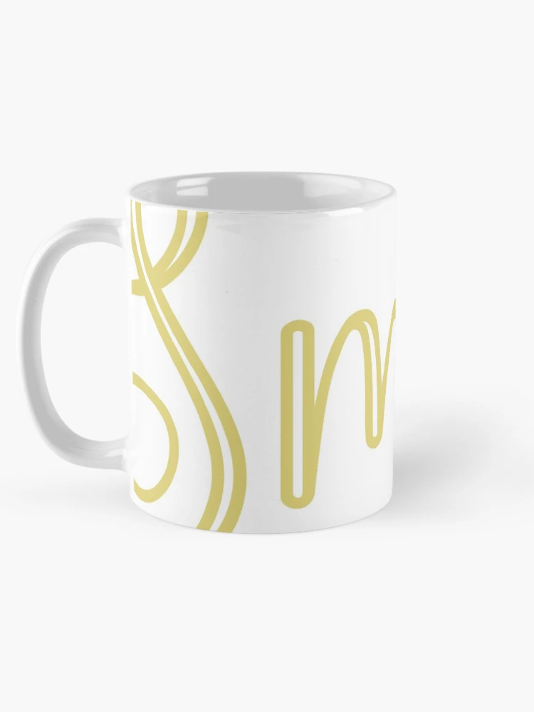 Thumbnail 5 of 6, Coffee Mug, Smile Sticker designed and sold by RipDesigns.