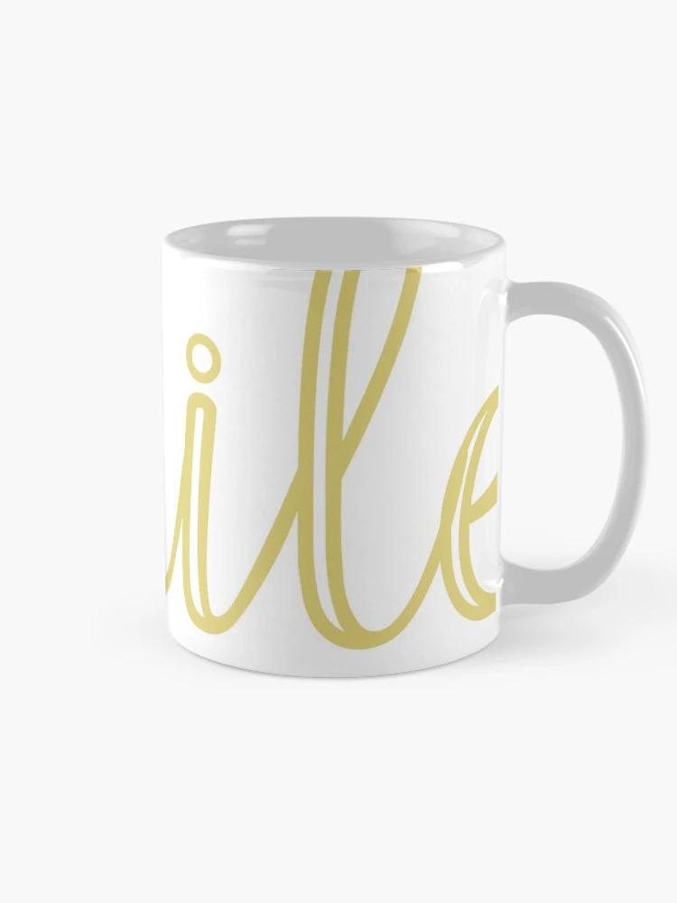 Thumbnail 3 of 6, Coffee Mug, Smile Sticker designed and sold by RipDesigns.