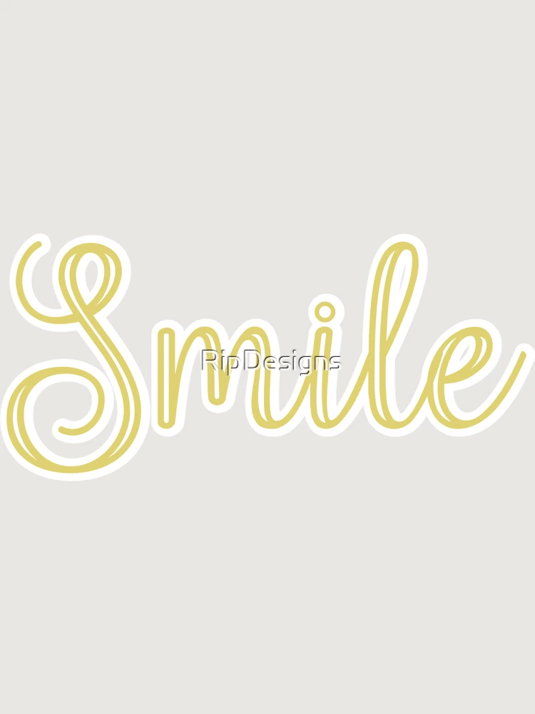 Thumbnail 6 of 6, Premium Oversized Sweatshirt, Smile Sticker designed and sold by RipDesigns.