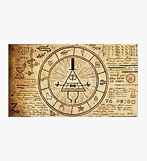 Bill Cipher Wheel Photographic Print
