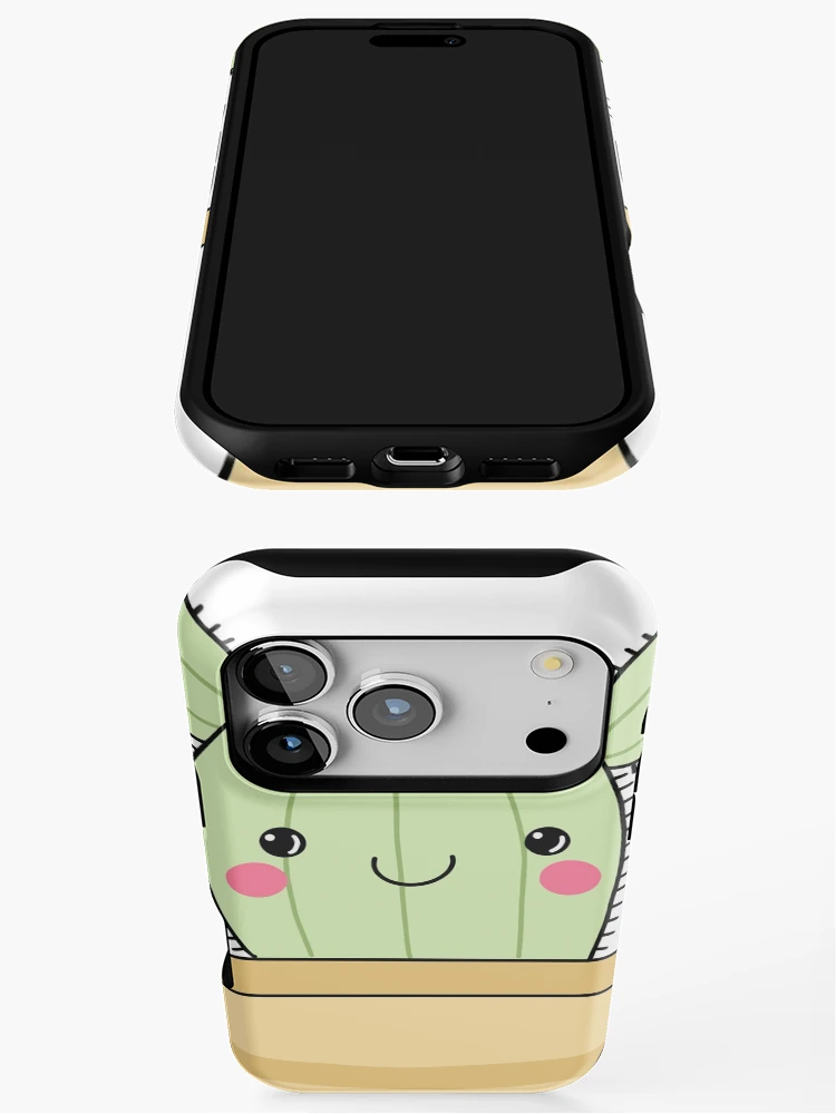 Thumbnail 3 of 4, iPhone Case, Cute Smiling Cactus designed and sold by RipDesigns.