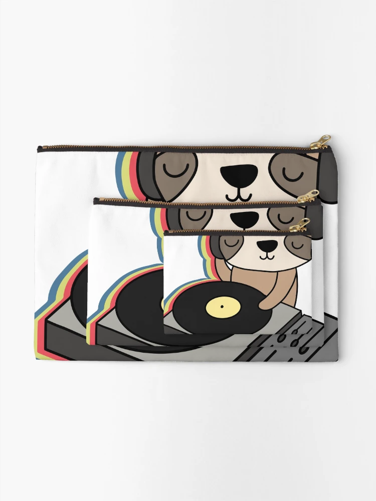 Thumbnail 2 of 4, Zipper Pouch, Disco Sloth designed and sold by RipDesigns.