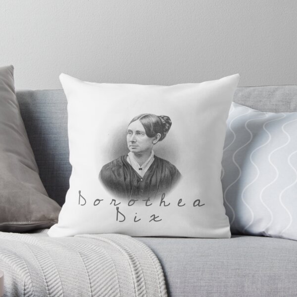Dorothea Dix Throw Pillow