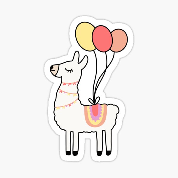  RORANIC Aesthetic Vinyl Llama Stickers for Teens Girls