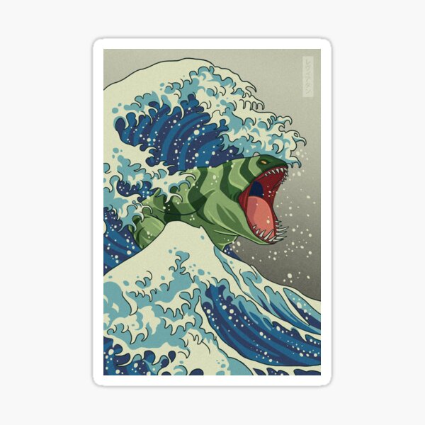 The Great Wave Off Tidehunter Sticker