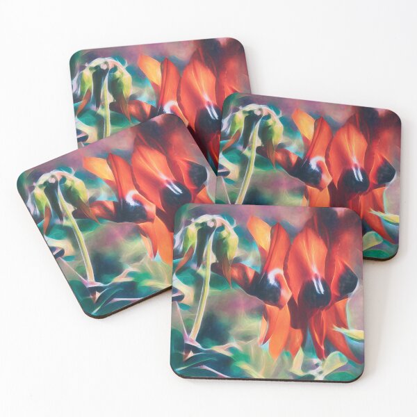 Item preview, Desert Pea abstract designed and sold by Adriano Carrideo.