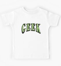 GEEK in Green Kids Tee