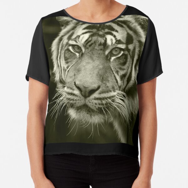 Tiger Chiffon Top