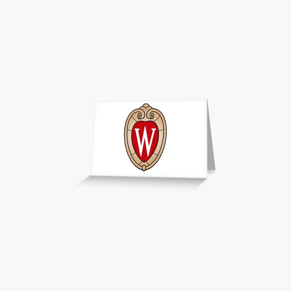 University of Wisconsin-Madison Crest Greeting Card