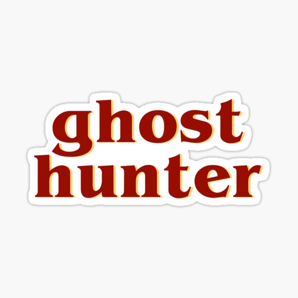 Retro 80s Ghost Hunter Sticker