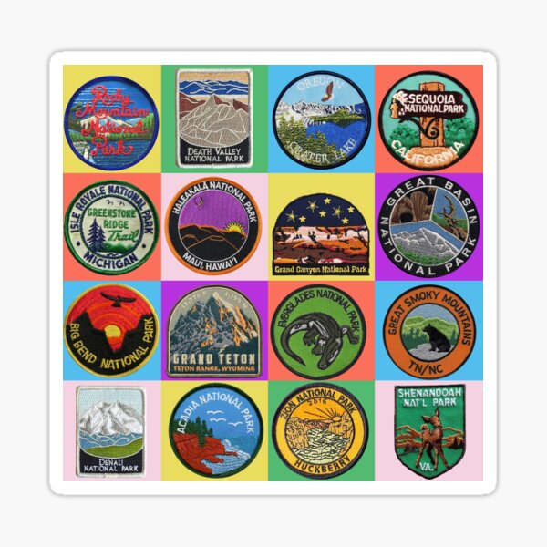 Item preview, National Parks Patchwork designed and sold by Aphra van Hesse.