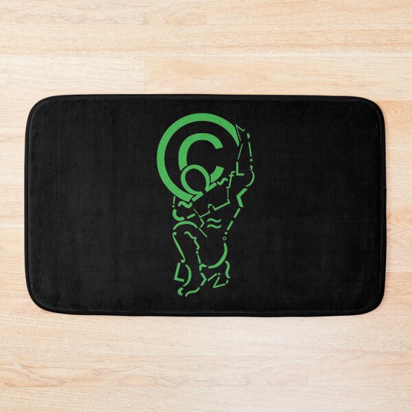 Item preview, Green Atlas made of symbols designed and sold by jheupvidinha.