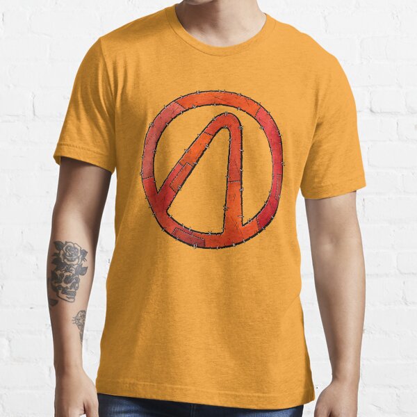 Vault Symbol Stitched Red - Borderlands Essential T-Shirt