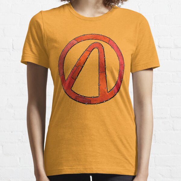 Vault Symbol Stitched Red - Borderlands Essential T-Shirt