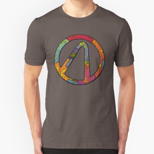 Vault Symbol Stitched Varkid - Borderlands Slim Fit T-Shirt