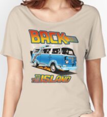 Back to the Island Lost And Back to the Future Spoof Women's Relaxed Fit T-Shirt