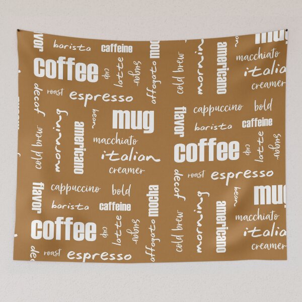 Item preview, Words (Coffee): White designed and sold by CM-PD.