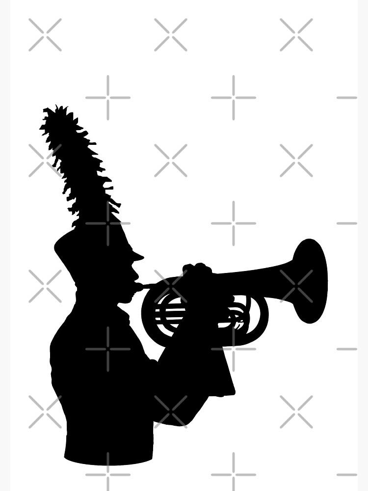 "Marching Band Baritone Horn" Spiral Notebook for Sale by Vistascribe