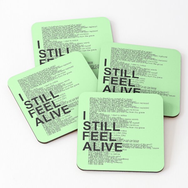 Item preview, half•alive - still feel. (vertical paragraph) designed and sold by Jack Schlaack.