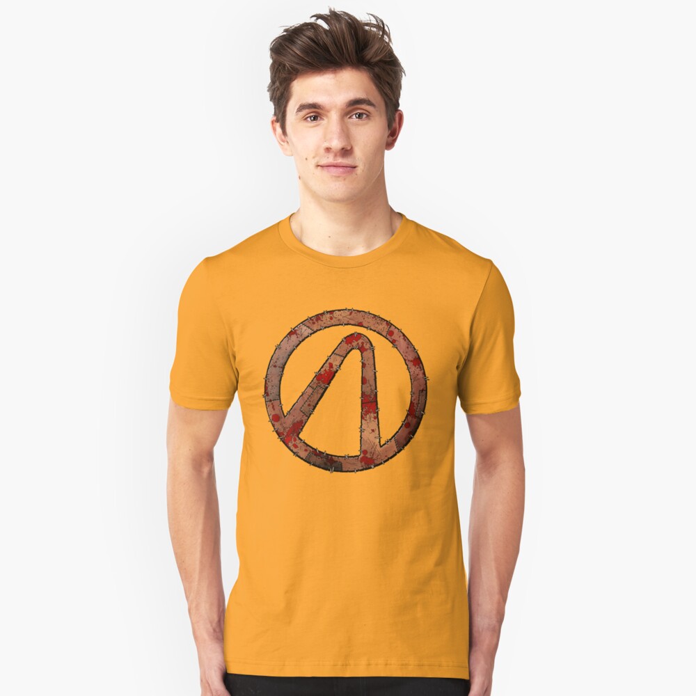 Vault Symbol Stitched Psycho - Borderlands Slim Fit T-Shirt