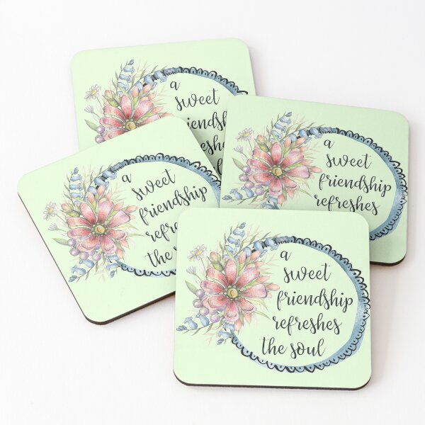 Item preview, a sweet friendship refreshes the soul designed and sold by agrlandherfeels.