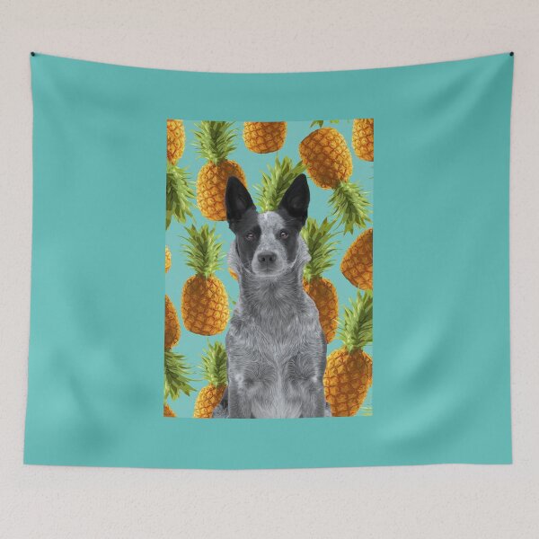 Item preview, Heeler dog with Pineapples designed and sold by JuniperMT.
