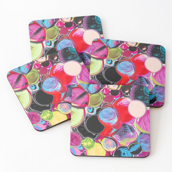 Item preview, Digitally manipulated multicolored liquified abstract mixed media painting designed and sold by Lanie K Art.