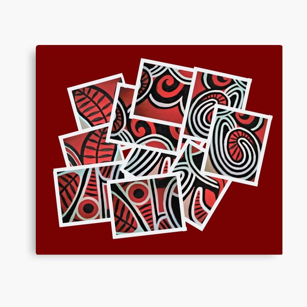 Snapshots of a Fractured Culture Canvas Print