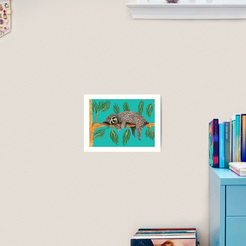 Sloth Totem Art Print