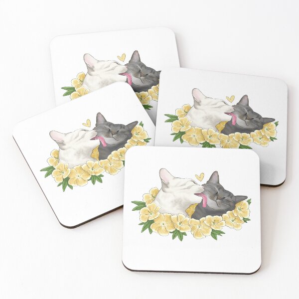 Item preview, Caring Kitties in Yellow designed and sold by LivianPearl.