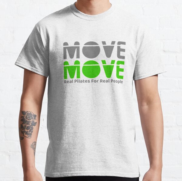 Move Move Pilates (Grey/Green) Classic T-Shirt
