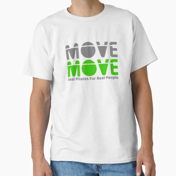 Move Move Pilates (Grey/Green) Classic T-Shirt