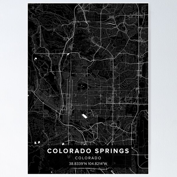 Item preview, Mapa de Colorado Springs designed and sold by Kara515.