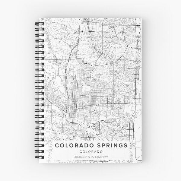 Item preview, Colorado Springs Map designed and sold by Kara515.