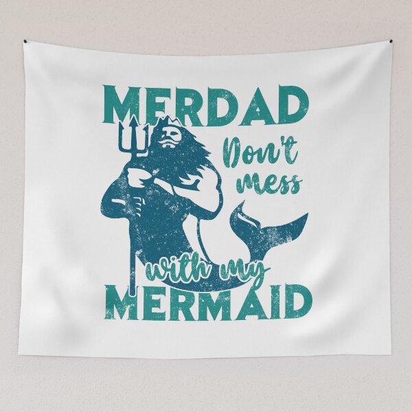 Item preview, Protective Mermaid Daddy Security Underwater Party Merdad designed and sold by findgreatshirts.