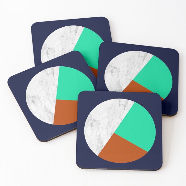Item preview, Abstract Teal, Orange and Marble Modern Minimalism designed and sold by AllisonDelDuca.