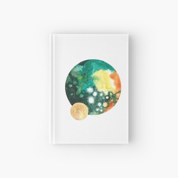 Item preview, Green and Gold Planets designed and sold by Hannah Rothstein.