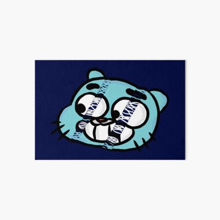 Smiling Gumball Watterson - The Amazing World of Gumball Art Board Print  for Sale by RoserinArt