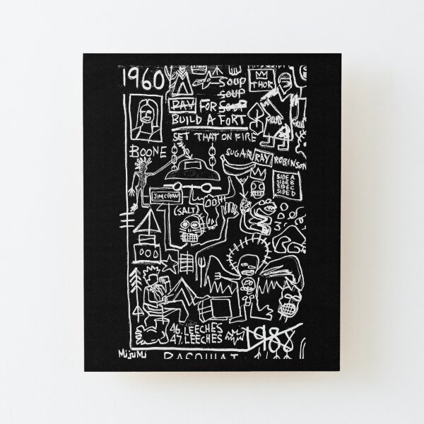 1960 - 1988 Wood Mounted Print