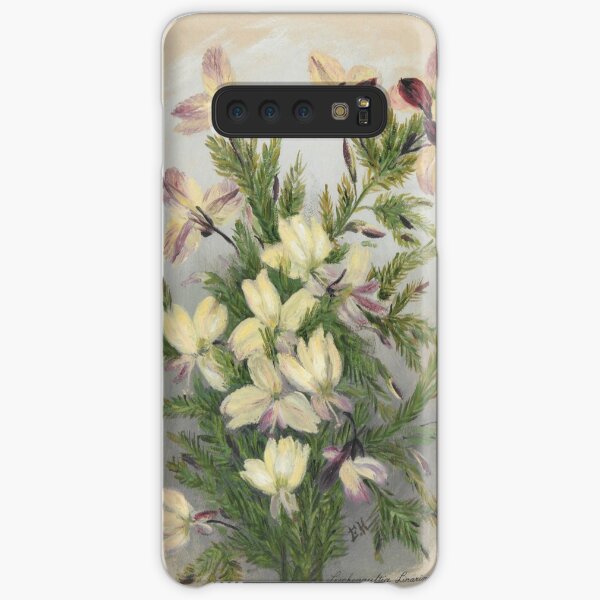 Western Australia wild flower Yellow Leschenaultia - Lechenaultia linarioides State Library of Western Australia Samsung Galaxy Snap Case