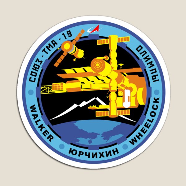 Soyuz TMA-19 Mission Patch Magnet