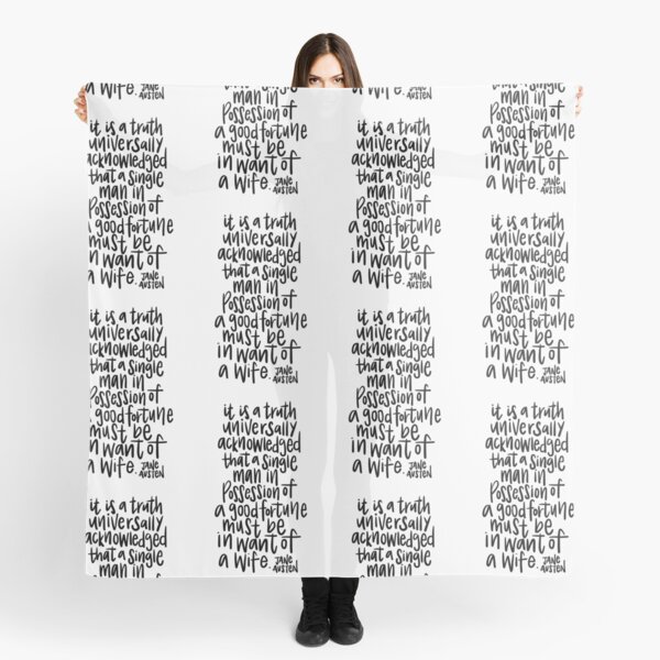 Pride and Prejudice Scarf