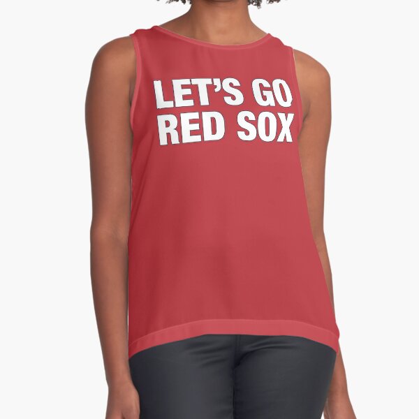 Boston Red Sox Tank Top /lets Go Red Sox Tank Top / Boston 