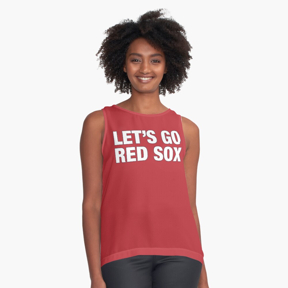 Boston Red Sox Tank Top /lets Go Red Sox Tank Top / Boston 