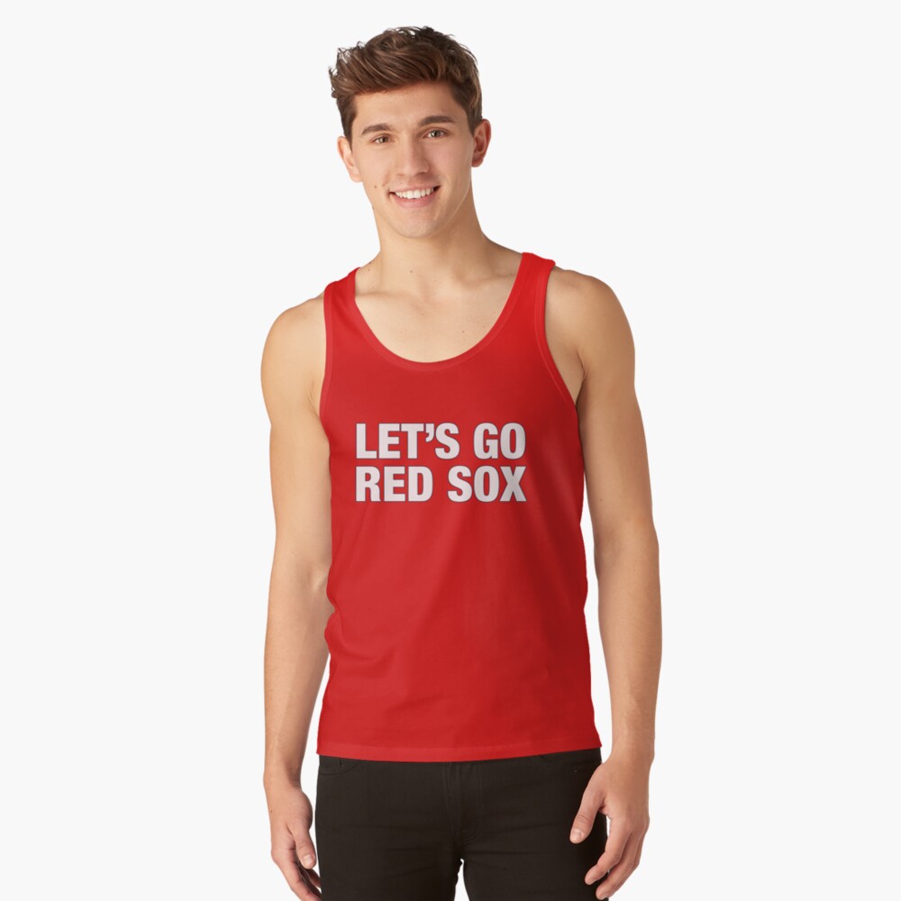 Boston Red Sox Tank Top /lets Go Red Sox Tank Top / Boston 